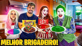 QUEM FIZER O MELHOR BRIGADEIRO GANHA COM A FILHA DA ARLEQUINA, CORINGA E PENNY!!