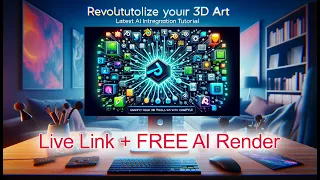Live link to ComfyUI Integrate AI with your 3D software Workflow Tutorial