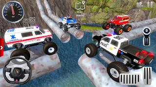 Juegos De Carros - Police car, Fire Truck, Ambulance Racing #1 - Offroad Outlaws Android Gameplay