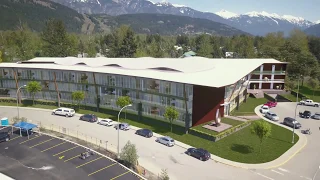 Aerial Architectural Animation Rendering mixed with Drone Footage in Squamish