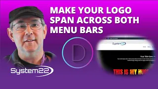 Divi Theme Make Your Logo Span Both Primary And Secondary Menu Bars 👈
