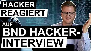 Hacker reagiert auf "BND: Hacker beim Geheimdienst im Interview" von Schlaumacher | Reactionvideo