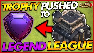 GETTING TO LEGEND LEAGUE AS A TH9!!! | Trophy Push - Town Hall 9