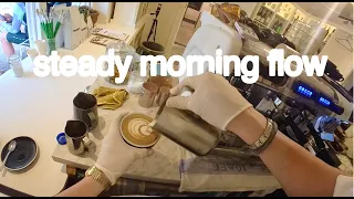 Running a Cafe SOLO at 19 Years Old | steady morning flow