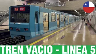 Metro De Santiago | Inyección Tren Vacio Linea 5 - NS-74 P3011