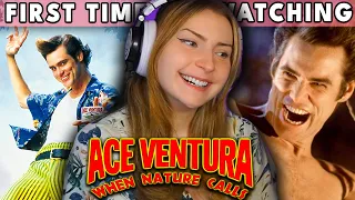 Jim Carrey is HILARIOUS in *Ace Ventura: When Nature Calls*!! (Reaction)