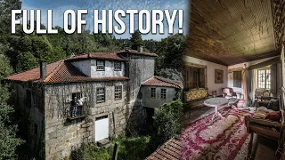 Traditional Abandoned Portuguese Mansion of Portraits - Full of Family History!