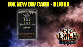 10x SETS OF NEW DIVINATION CARD - BIJOUX - I84 CLUSTER JEWELS