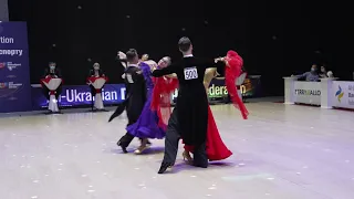 Ukrainian championship 2021 WDSF 10 dance Standard. Final Quickstep