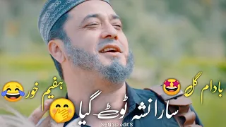 Badam Gul 🥀 Sara Nasha Toot Gya | Sang-e-Mah Funny Scene With Urdu Lyrics 🌹