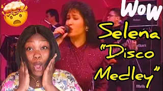 FIRST TIME REACTING TO SELENA - DISCO MEDLEY ( Live from Astrodome) * Epic Reaction*