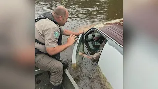 Warren man shares terrifying experience when he was rescued from flood waters