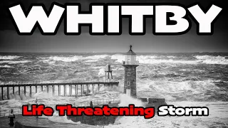 Whitby Storm Arwen On The Yorkshire Coast