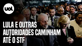 Lula vai a pé do Palácio do Planalto até o STF após reunião com governadores