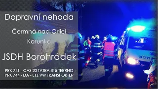 Hasiči Borohrádek 24.5. 2020 Dopravní nehoda motorkáře // Čermná nad Orlicí - Korunka
