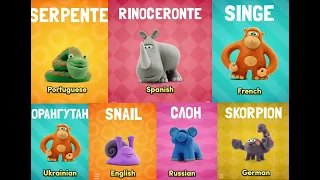 Talking ABC Song  : Zoo animals All language🆎|Boopanpankids