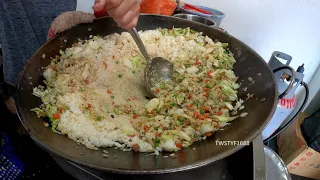 台式三大熱炒技巧~大鍋炒飯  炒米粉  炒麵 ~台灣美食 Taiwanese Fried noodles | Fried Rice | Fried rice vermicelli -SKILLS