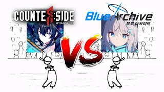 카운터사이드vs블루아카이브 / Counterside VS BlueArchive