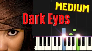 Dark Eyes I Black Eyes I Очи чёрные I Russian Folk Song Medium Piano Tutorial Sheet Music PDF I SLOW