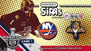 Islanders vs Panthers: Game 1 (NHL 16 Hockey Sims)