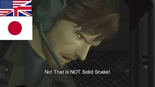 Metal Gear Solid 2: No! That is NOT Solid Snake! /Japanese and English dubs/