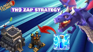 Town Hall 9 New ZAP DRAGON Attack Strategy | Best Dragon Strategy TH9 2020 | Shahzex | (COC)