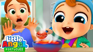 NOVO! Vamos Comer com Cuidado Joãozinho! | Little Angel Brasil | Músicas Infantis em Português