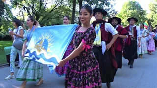 Walking in Sofia 2022 Bulgaria Walk - International Folklore Festival Vitosha - София България