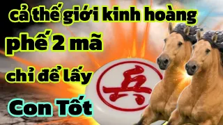 ván cờ tướng mới nhất phế cặp mã chỉ để lấy con tốt