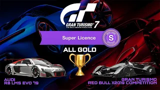 Gran Turismo 7 - Super License All Gold +reward cars