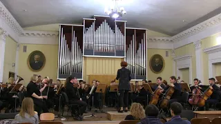 J.Brahms Symphony 2, 1 movement. Conductor Oksana Gaidash