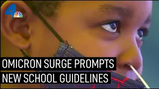 Omicron Surge Prompts New School Guidelines After Winter Break | NBCLA