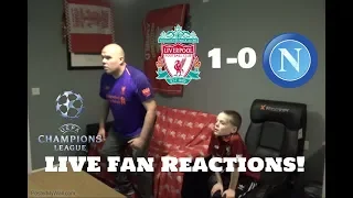 Liverpool 1 0 Napoli , UEFA Champions League LIVE FAN Reactions.