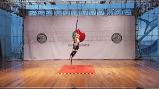 Mexico Aerial Pole Elite Masters 40 María Eugenia Plaza Ortega