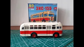 Сборка модели автобуса ЗИС 155 AVD models