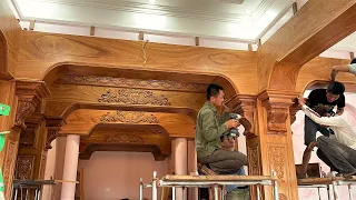 Mr.Văn Latest Design Beautiful Wooden Decorate Living Room ||| Extremely Ingenious Woodworker Skills