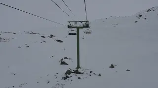 (19/04/2024) Risalita integrale seggiovia Poma "Plan de l'Eau" - Val Thorens (France)