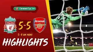 Liverpool 5-5 Arsenal (5-4 on penalties) Reds win dramatic 10-goal thriller | Highlights