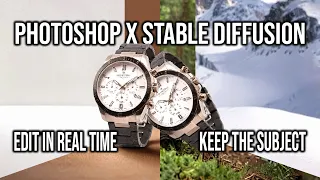 Photoshop x Stable Diffusion x Segment Anything: Edit in real time, keep the subject