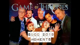 Game Of Thrones cast || SDCC 2019 Comic Con Moments