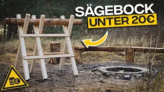 Sägebock für unter 20€ selber bauen | Schwedencamp