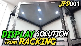 Making a cost effective Display Case from Warehouse Racking | Jurassic Park Display 001