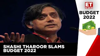 ‘Astonishingly Disappointing Budget’ Says Congress Leader Shashi Tharoor Even As Markets Rejoice