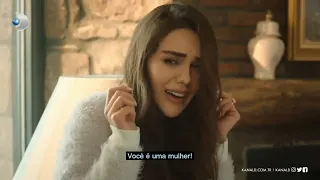 Üç Kız Kardes - Bolüm 1 (LEGENDADO EM PORTUGUÊS) - A sogra bate em Türkan - Cena final do episódio.