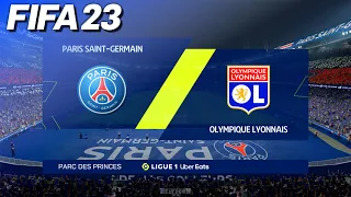 FIFA 23 - Paris Saint Germain vs. Olympique Lyonnais | #PSGOL
