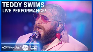 Teddy Swims Performs Global Hit "Lose Control" on American Idol 2024!