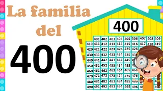 La familia del 400 | Aprende los números
