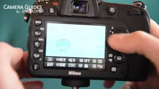 How to change the Autofocus point selection on the Nikon D7100