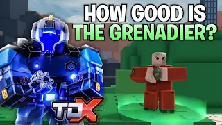 How GOOD is The GRENADIER? The Stun is Too OP.. | Roblox Tower Defense X