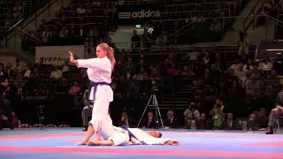 SPAIN Female Team Kata - Kata Annan - Bronze fight. 2014 World Karate Championships